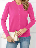 Down Round Neck Cardigan DJPT