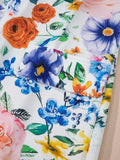 Print Cap Sleeve Mini Dress DJPT