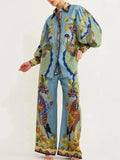 Button Up Shirt and Pants Set DJPT