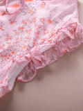 Ruffle Tie Neck Sleeveless Blouse DJPT