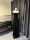 A line Spaghetti Straps Pink Satin Long Party Dresses Prom Dresses SD2705 HZ0628