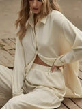 Up Long Sleeve Shirt and Pants Set DJPT