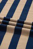Striped V-Neck Midi T-Shirt Dress DJPT