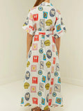Oversized Shirt Dress with Belt DJPT