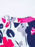 Notched Neck Flutter Sleeve Mini Dress DJPT