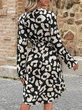 Notched Midi Dress DJPT