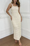 Side Slit Maxi Tank Dress DJPT