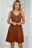 Wide Strap Mini Dress DJPT