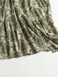 Printed Smocked Cami Dress DJPT