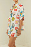Button Up Shirt and Skirt Set DJPT
