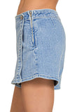 Wrap Front Skort Denim Shorts DJPT