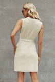 Round Neck Sleeveless Sweater Dress DJPT