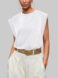 Round Neck Cap Sleeve T-Shirt DJPT