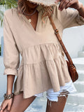 Flounce Sleeve Blouse DJPT