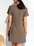 Short Sleeve Mini Tee Dress DJPT