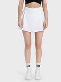 Pleated Detail Mid-Rise Waist Active Skirt DJPT