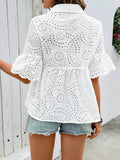 Solid Collared Neck Half Sleeve Shirt DJPT