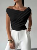 Ruched Short Sleeve Top DJPT