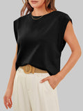Round Neck Cap Sleeve T-Shirt DJPT
