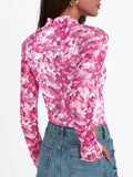 Mock Neck Long Sleeve T-Shirt DJPT