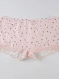 Lace Trim Cami and Shorts Lounge Set DJPT