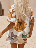 Up Short Sleeve Shirt and Shorts Set DJPT
