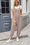 Knotted Strap Overalls with Pockets DJPT
