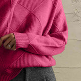 Turtleneck Long Sleeve Sweater DJPT