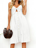 Smocked Sweetheart Neck Cami Dress DJPT