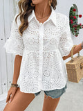 Solid Collared Neck Half Sleeve Shirt DJPT