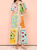 Tie Waist Maxi Shirt Dress DJPT