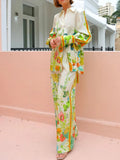 Tie Back Shirt and Pants Set DJPT
