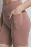 Tree High Waist Seam Detail Active Shorts DJPT