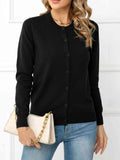 Down Round Neck Cardigan DJPT