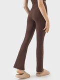 Zipper Detail High Waist Active Pants DJPT