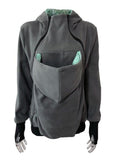 Polka Dot Multifunction Breast-feeding Kangaroo Casual Pregnant Maternity Hooded Sweatshirt Maternity