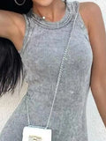 Bodycon Ribbed Tank Dress DJPT