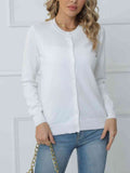 Down Round Neck Cardigan DJPT