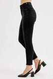 Full Size Tummy Control High Rise Adjustable Waist Skinny Jeans Plus Size DJPT