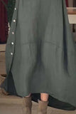 Size Relaxed Fit Short Sleeves Dress Plus Size DJPT