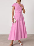 Sleeve Top and Skirt set DJPT