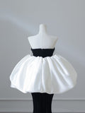 Mermaid Sweetheart Black Velvet Long Prom Dresses Evening Gowns S3870