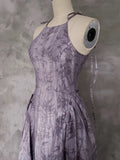 A line Halter Prom Dresses Long Birthday Dress For Women SD239