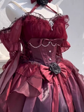 High Low Halter Burgundy Organza Party Birthday Dresses Birthday Outfits SD457