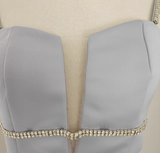 A line Spaghetti Straps Sleeveless Lilac Cocktail Dress Short Birthday Outfits SD396