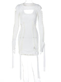 Solid Color Cut Out Drawstring Backless Cape Fashion Two Pieces Going Out Maternity Baby Shower Mini Dress Maternity