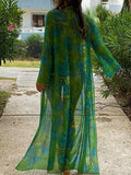 Spaghetti Straps Lace Up Backless Fashion Beach Cover-Up Bikini Maternity Swimwear Maternity
