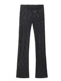 Black Lace Sheer 2-in-1 Long Sleeve Bodysuit Bodycon Photoshoot Maternity Jumpsuits Maternity