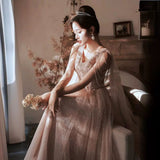 Examination Evening Dress Female Banquet Temperament Light Luxury Small High-End Atmospheric Host Tuxing Performance Dress High Sense