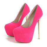 And Autumn New Fashion Sexy Night Club High Heel Single Shoes Water Table Shallow Fine Heel Women's Shoes 45 Yards High Quality Shoes